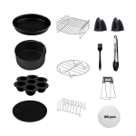 Ensemble d'accessoires pour friteuse air fryer 12 pcs.