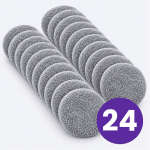 24 pcs chiffons en microfibre