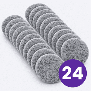 24 pcs chiffons en microfibre